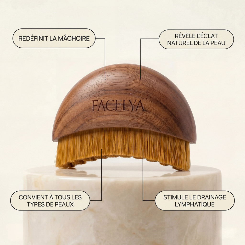 FACELYA — Brosse de Drainage Lymphatique